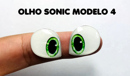 Olhos Resinados PERSONAGENS SONIC ABNPSONIC MODELO 4