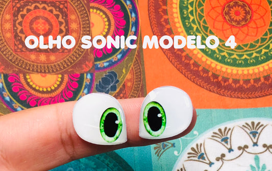 Olhos Resinados PERSONAGENS SONIC ABNPSONIC MODELO 4