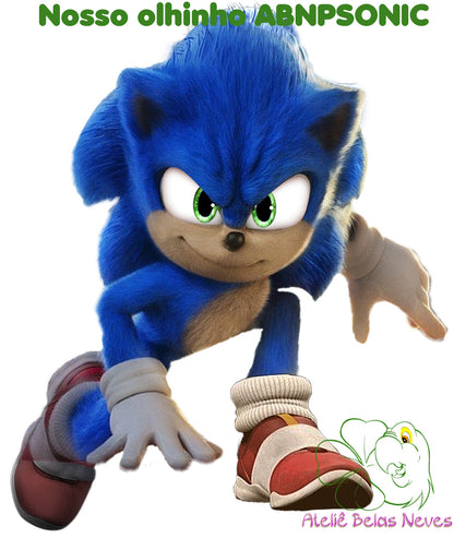 Olhos Resinados PERSONAGENS SONIC ABNPSONIC MODELO 1