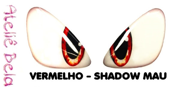 Olhos Resinados PERSONAGENS SONIC ABNPSONIC MODELO 1