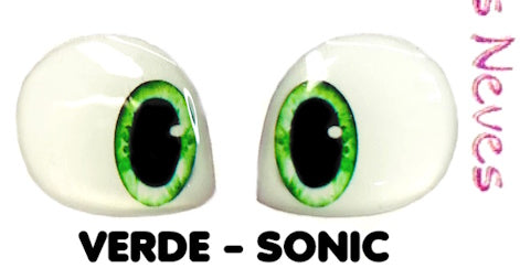 Olhos Resinados PERSONAGENS SONIC ABNPSONIC MODELO 4