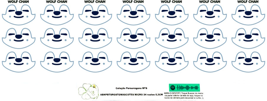 Rostos RESINADOS ABNPSTRAYKIDSROSTOSMASCOTES - MASCOTES SKZOO