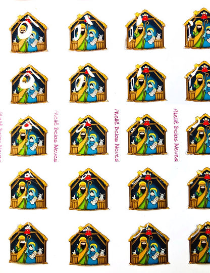 Apliques RESINADOS ABNSAGRADAFAMILIA30