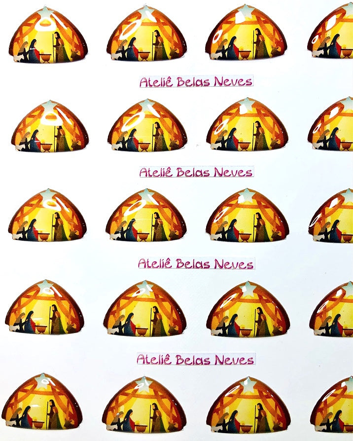 Apliques RESINADOS ABNSAGRADAFAMILIA70
