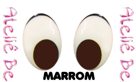 Olhos RESINADOS ABNSAHBISCUIT20