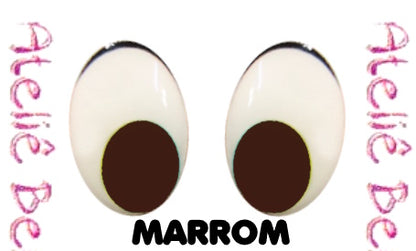 Olhos RESINADOS ABNSAHBISCUIT20