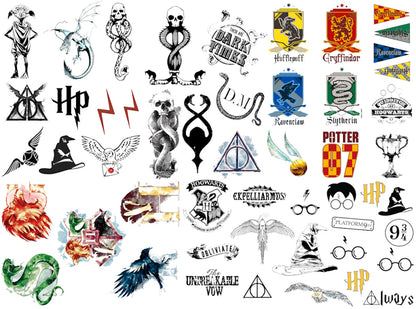 TATUAGENS ABNTATTOOHARRYPOTTER TRANSFER