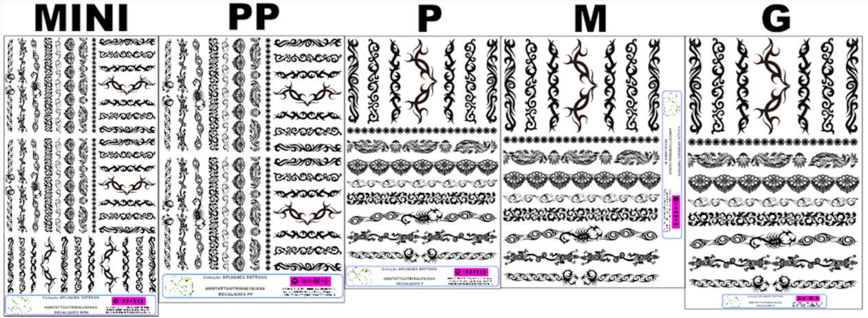 TATUAGENS ABNTATTOOTRIBALFAIXAS TRANSFER