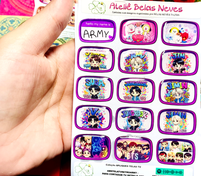 Apliques RESINADOS ABNTELASTVRETRO - TV RETRO