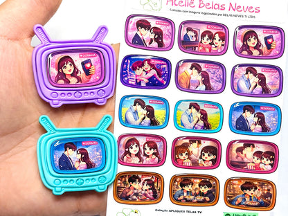 Apliques RESINADOS ABNTELASTVRETRO - TV RETRO