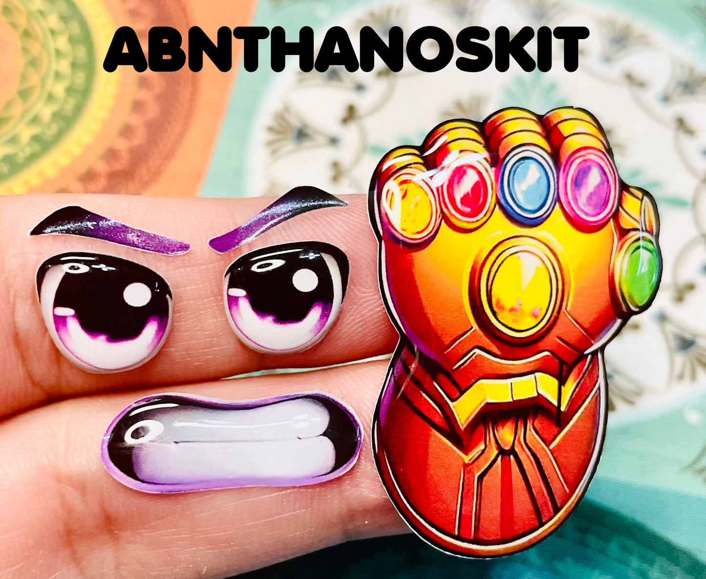 KIT RESINADOS Rostos e elementos THANOS ABNTHANOSKIT