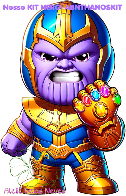 KIT RESINADOS Rostos e elementos THANOS ABNTHANOSKIT