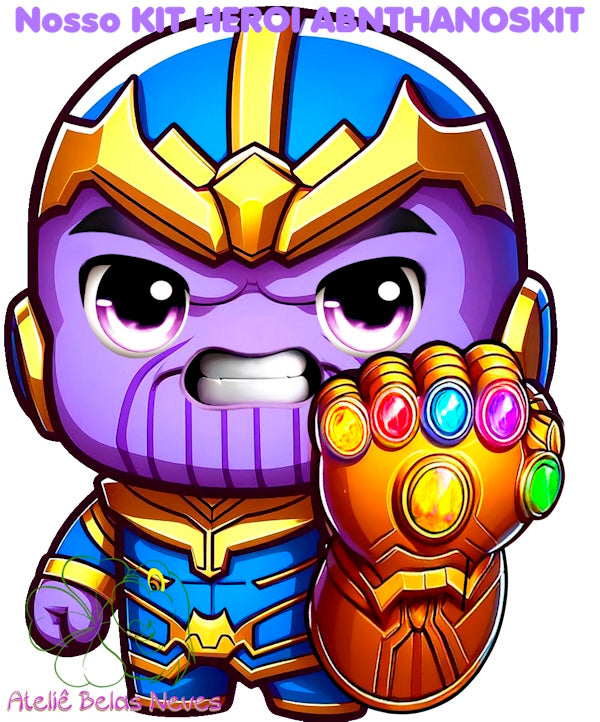 KIT RESINADOS Rostos e elementos THANOS ABNTHANOSKIT