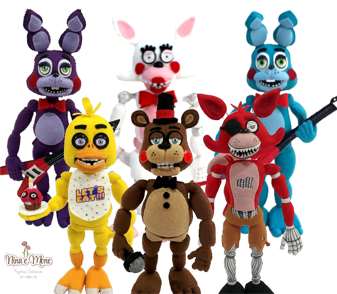 Olhos Resinados ABNPFNAF Five Nights at Freddy's